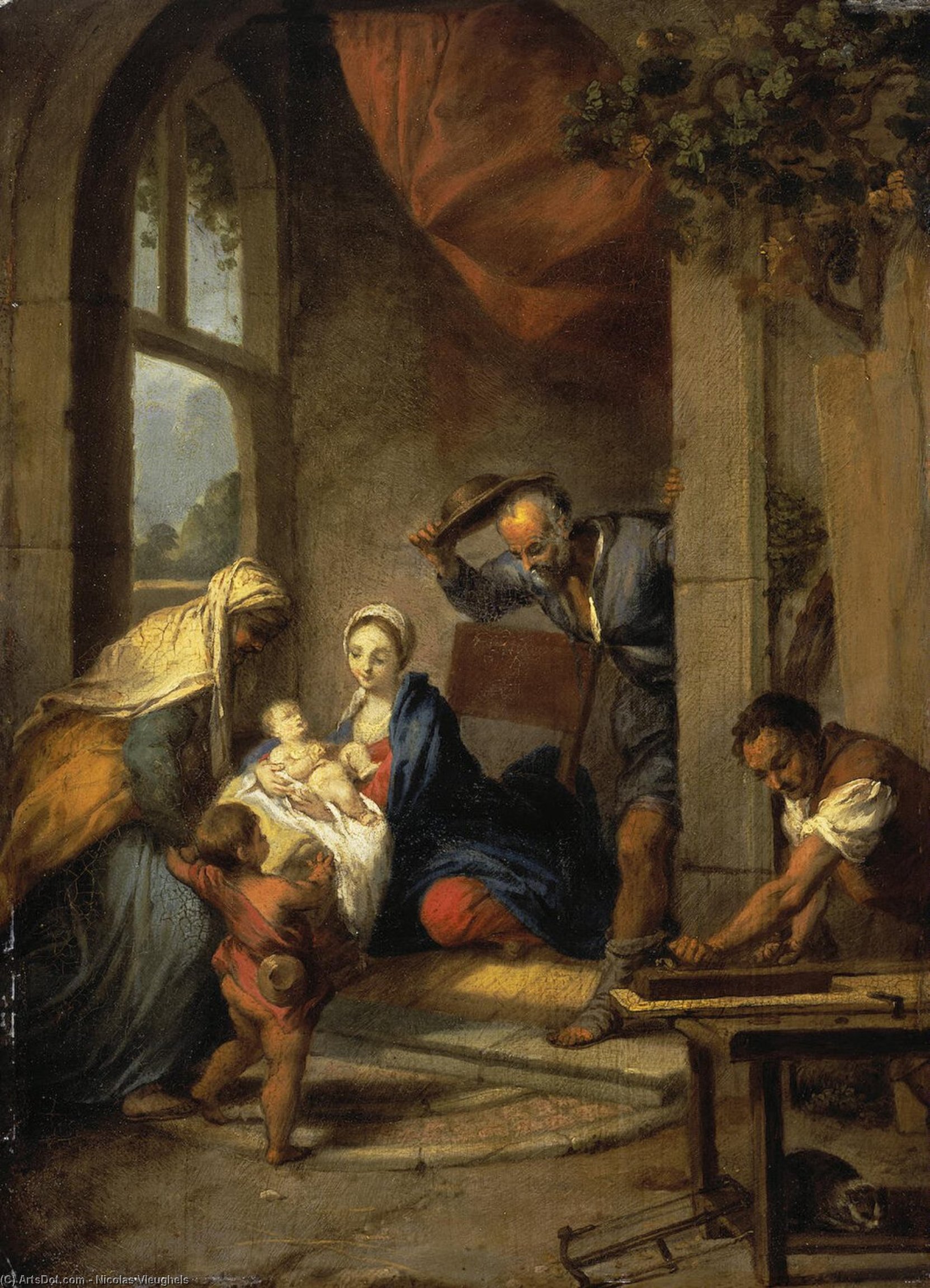 Holy Family — Nicolas Vleughels