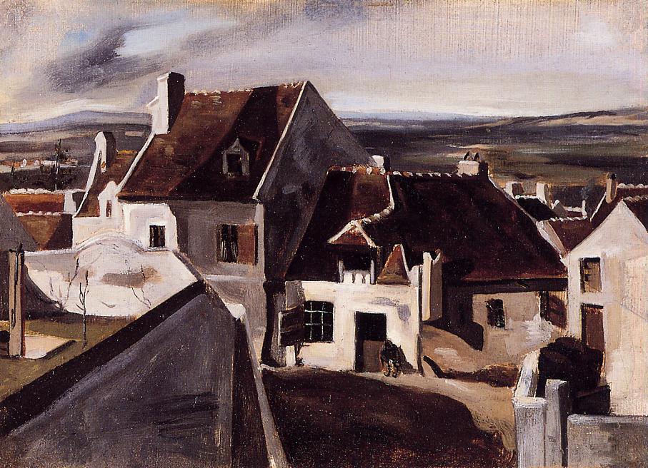 The Inn At Montigny-les-cormeilles — Jean-baptiste-camille Corot