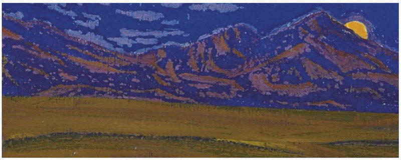 Taklamakan, Chinese Turkestan — Nicholas Roerich