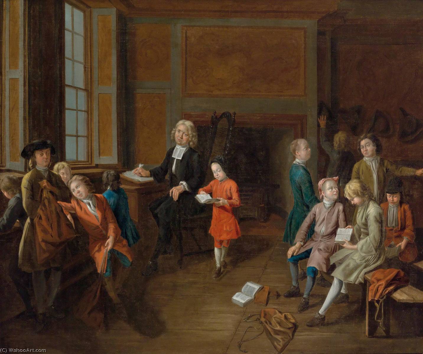 Lesson At The Vicarage — Joseph Van Aken