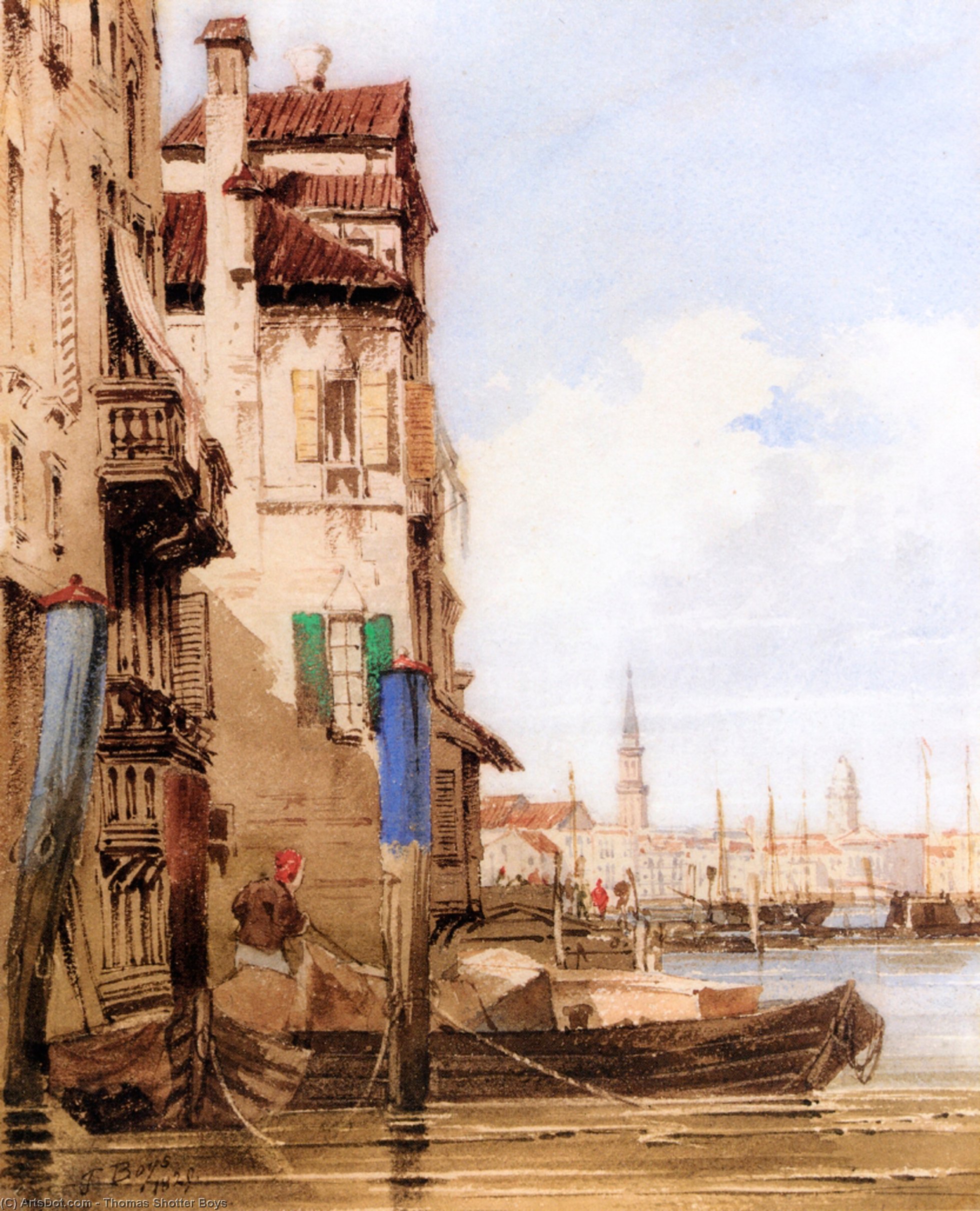 A Venetian Scene — Thomas Shotter Boys