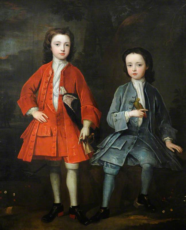 Henry Harpur (1708–1748), Later Sir Henry Harpur, 5th Bt, And His Brother John Harpur (d.1780) — Charles D' Agar