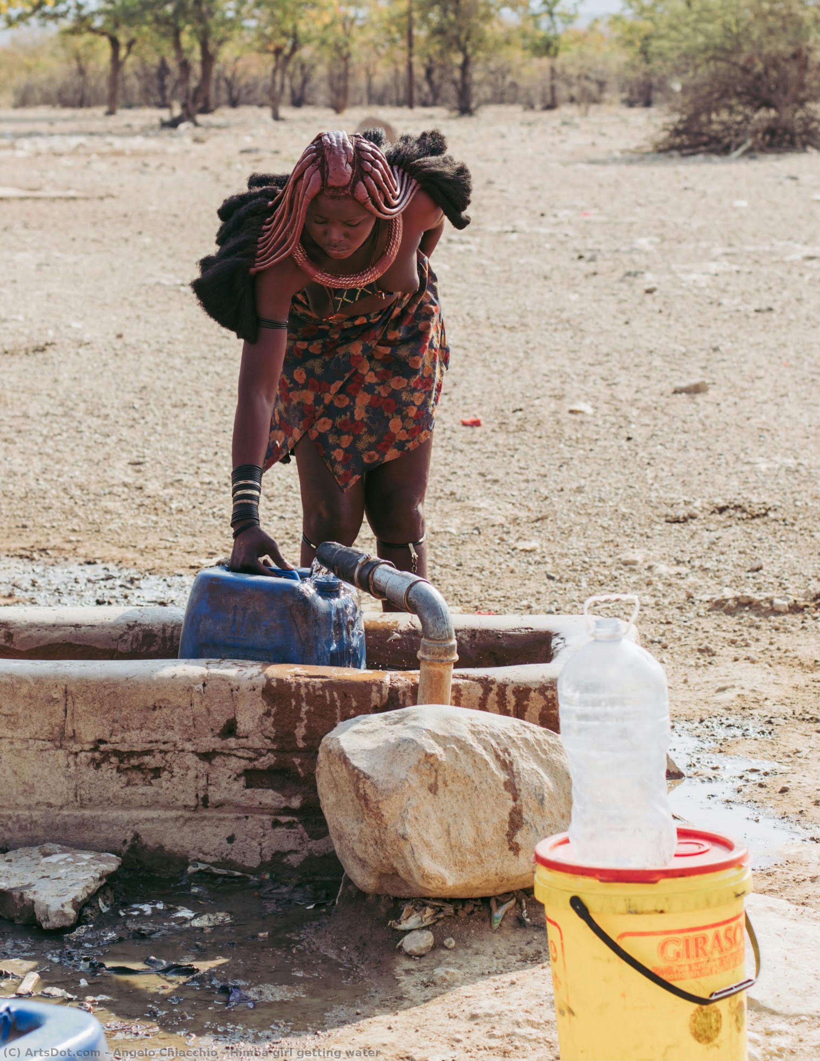 Himba Girl Getting Water — Angelo Chiacchio
