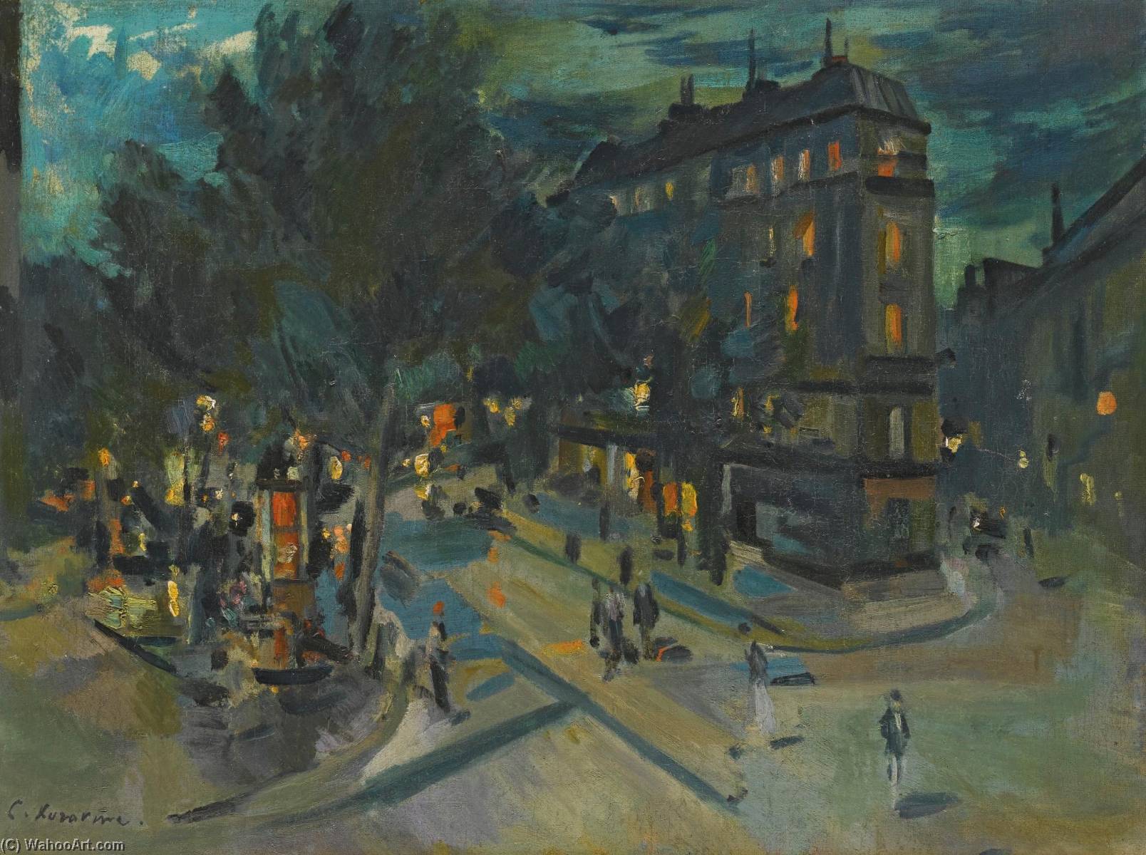 Paris At Night — Konstantin Alexeievitch Korovin