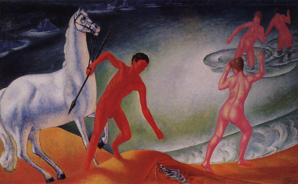 Thirsty Warrior — Kuzma Petrov-vodkin