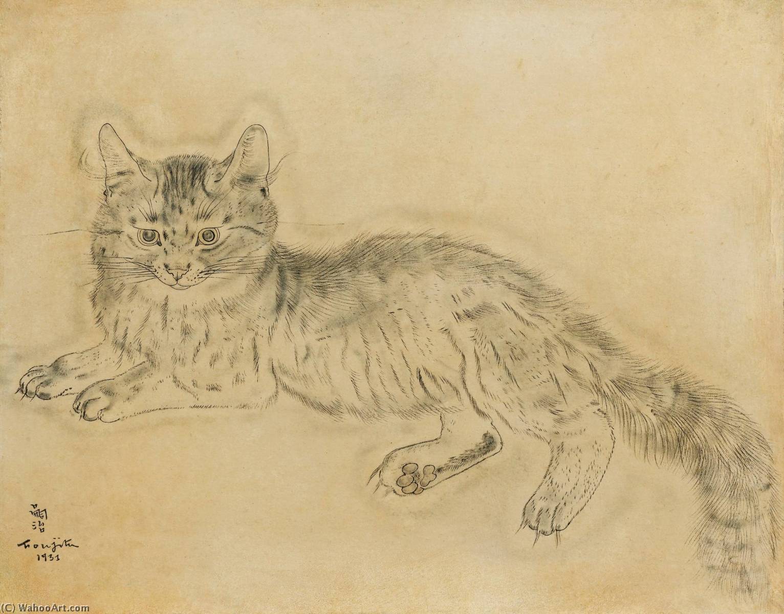 Le Chat — Léonard Tsuguharu Foujita