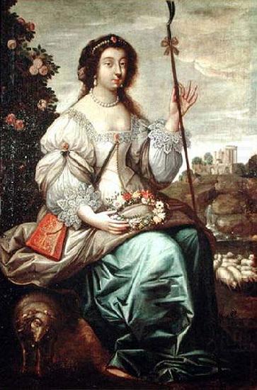 Portrait Of Julie D'angennes, Duchesse De Montausier — Claude Deruet