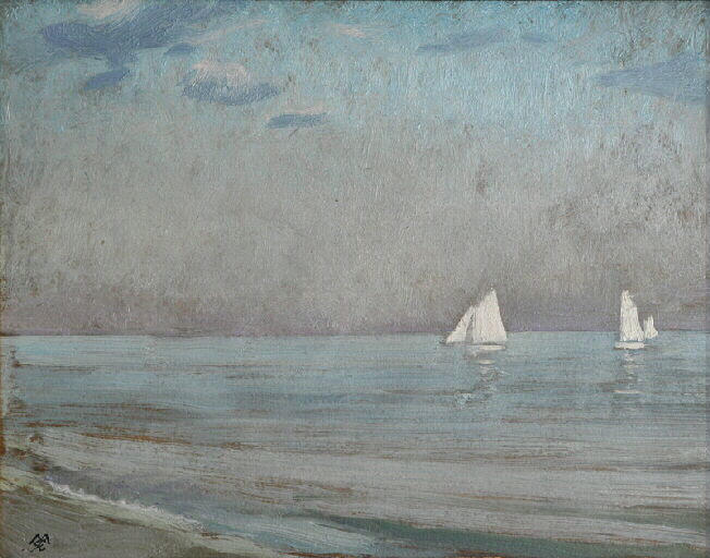 Varengeville. Voiliers — Émile-rené Ménard