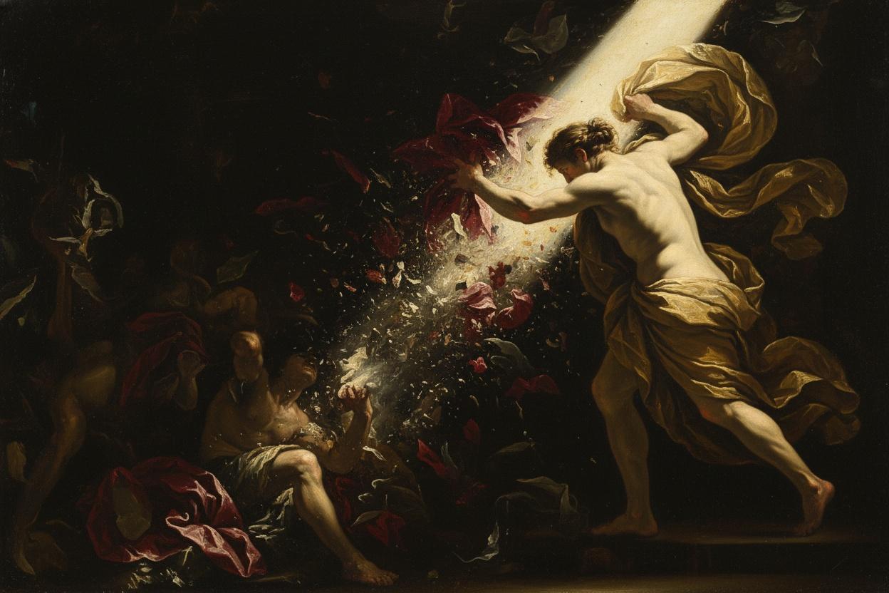 The Golden Descent: A Fragment Of Eternal Revelation — Matthieu Fournier