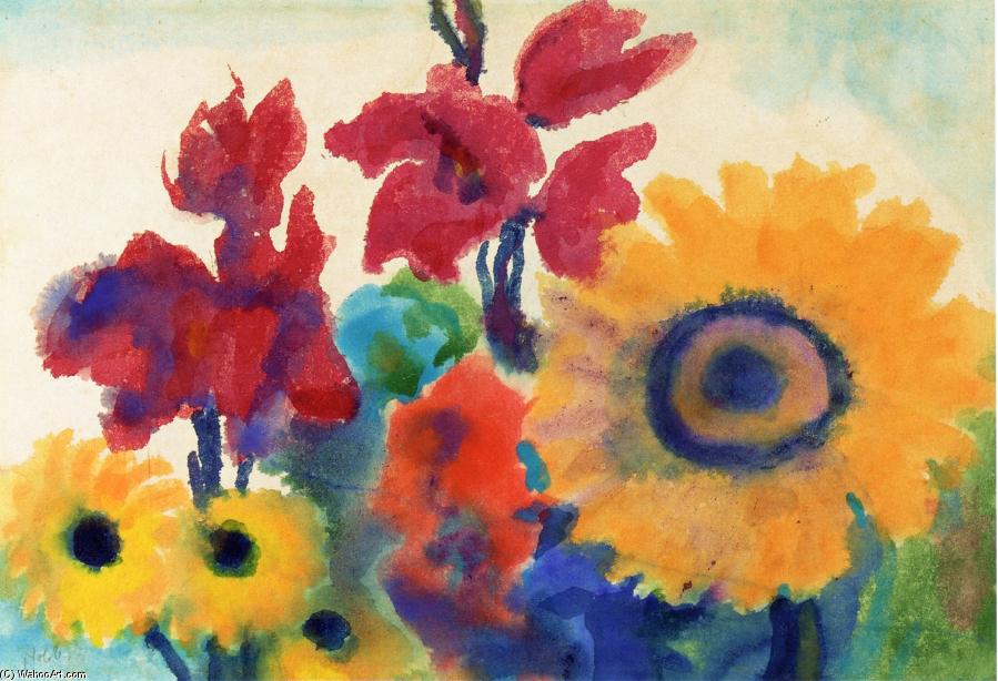 Vibrant Blooming — Emil Nolde