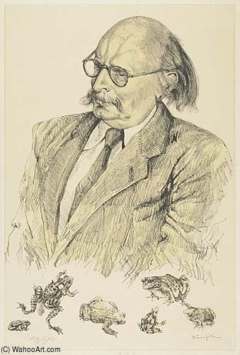Portrait Of Jean Rostand — Léonard Tsuguharu Foujita