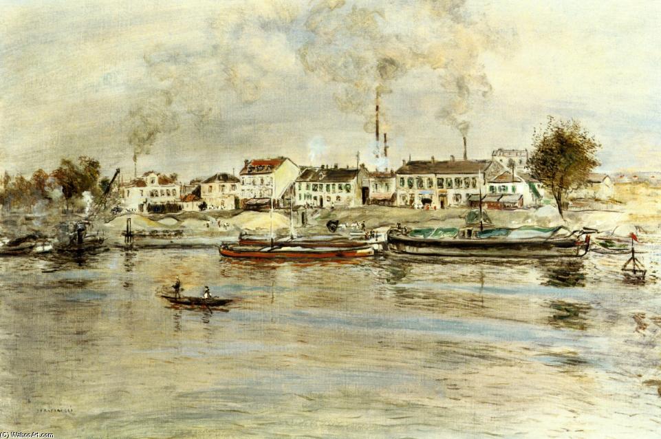 The Saine At Suresnes, Issy-les-mouleneaux — Jean-françois Raffaelli