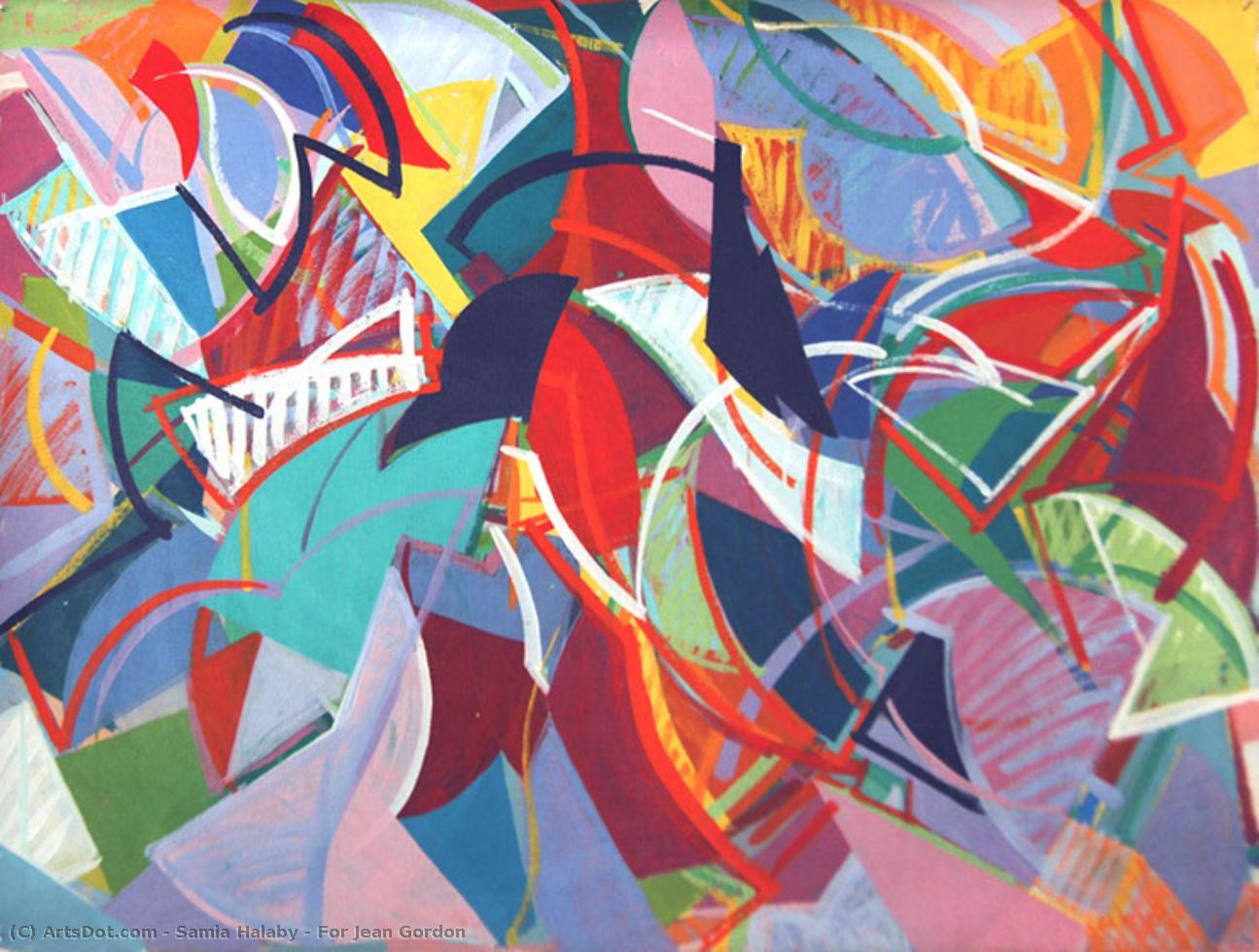 For Jean Gordon — Samia Halaby