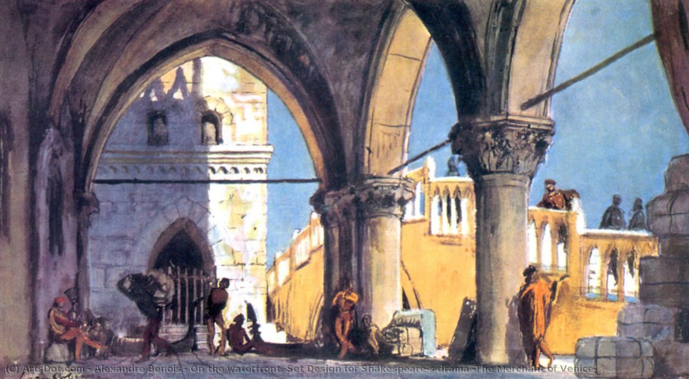 On The Waterfront. Set Design For Shakespeare's Drama "the Merchant Of Venice" — Alexandre Benois