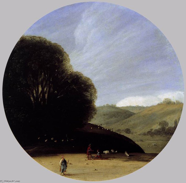 Pastoral Landscape — Goffredo Wals (goffredo Tedesco)
