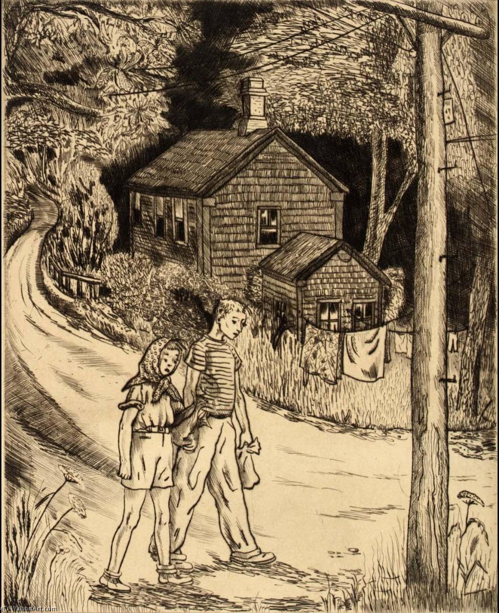 The Outskirts Of Town, From The Wellfleet Series — Peggy Bacon