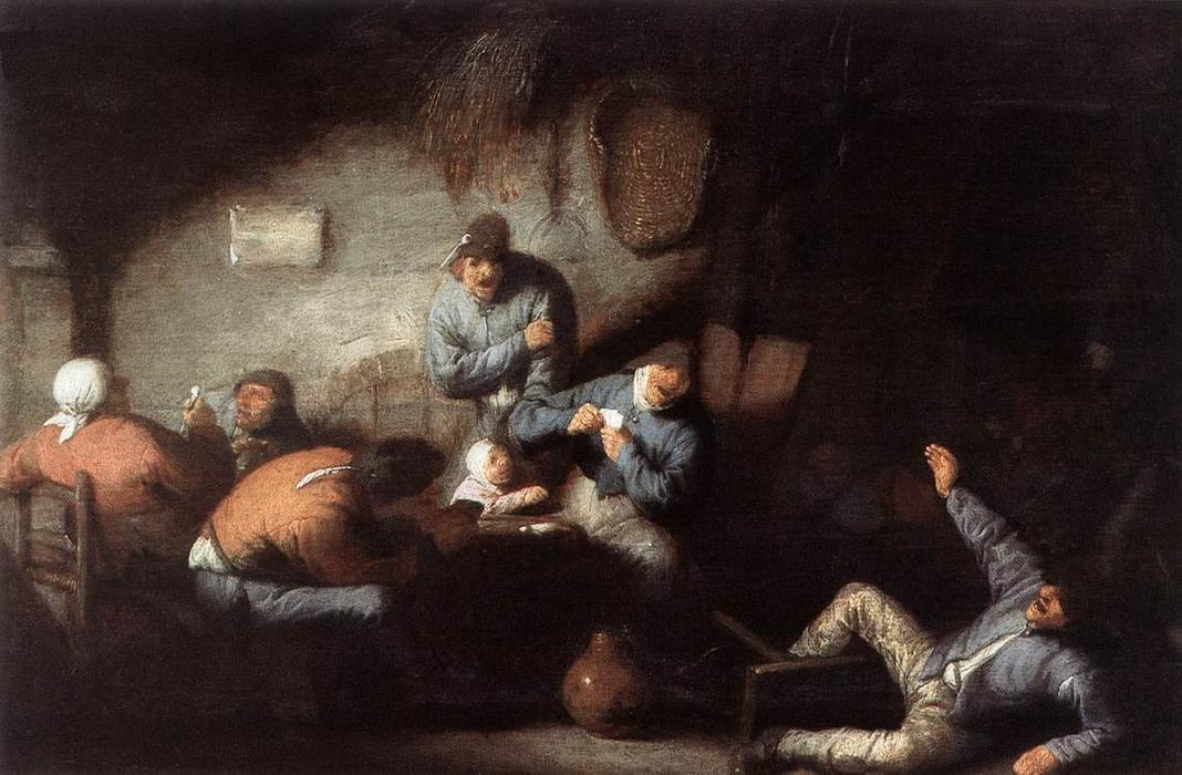 Inn Scene — Адриаан Ван Остад
