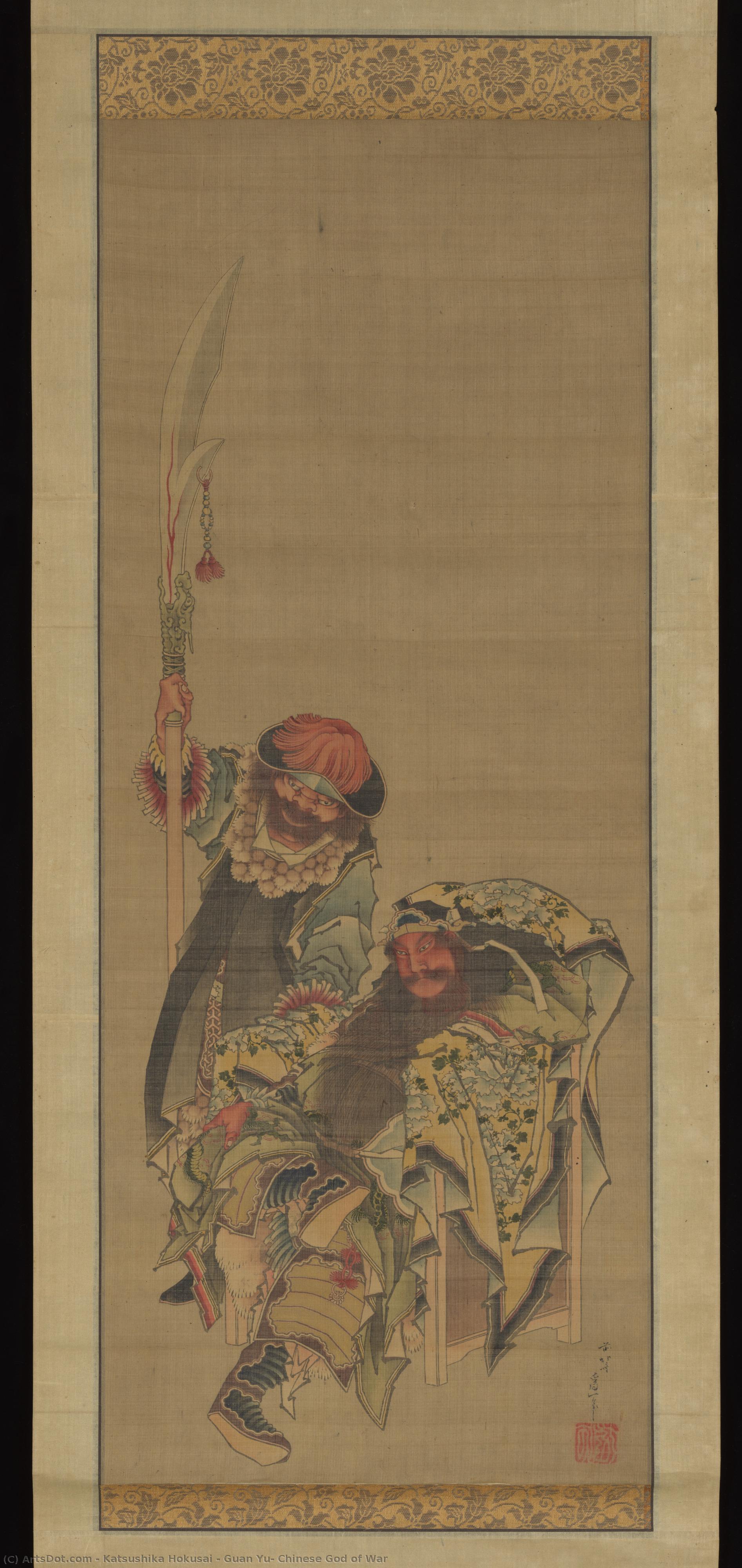 Guan Yu — Katsushika Hokusai