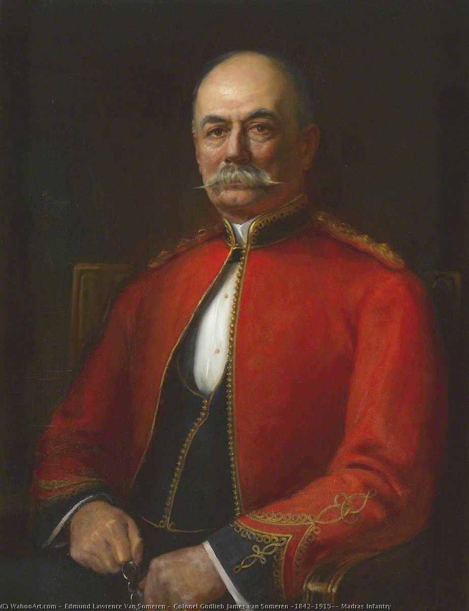 Colonel Godlieb James Van Someren (1842–1915), Madras Infantry — Edmund Lawrence Van Someren