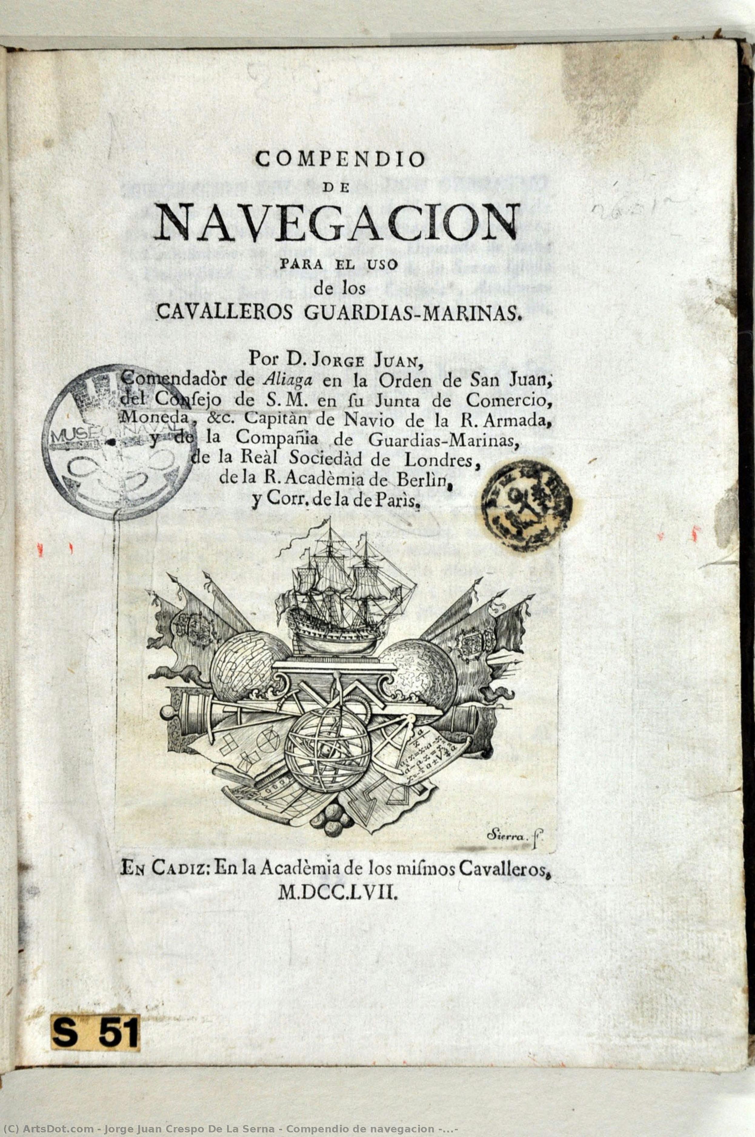 Compendio De Navegacion (...) — Jorge Juan Crespo De La Serna