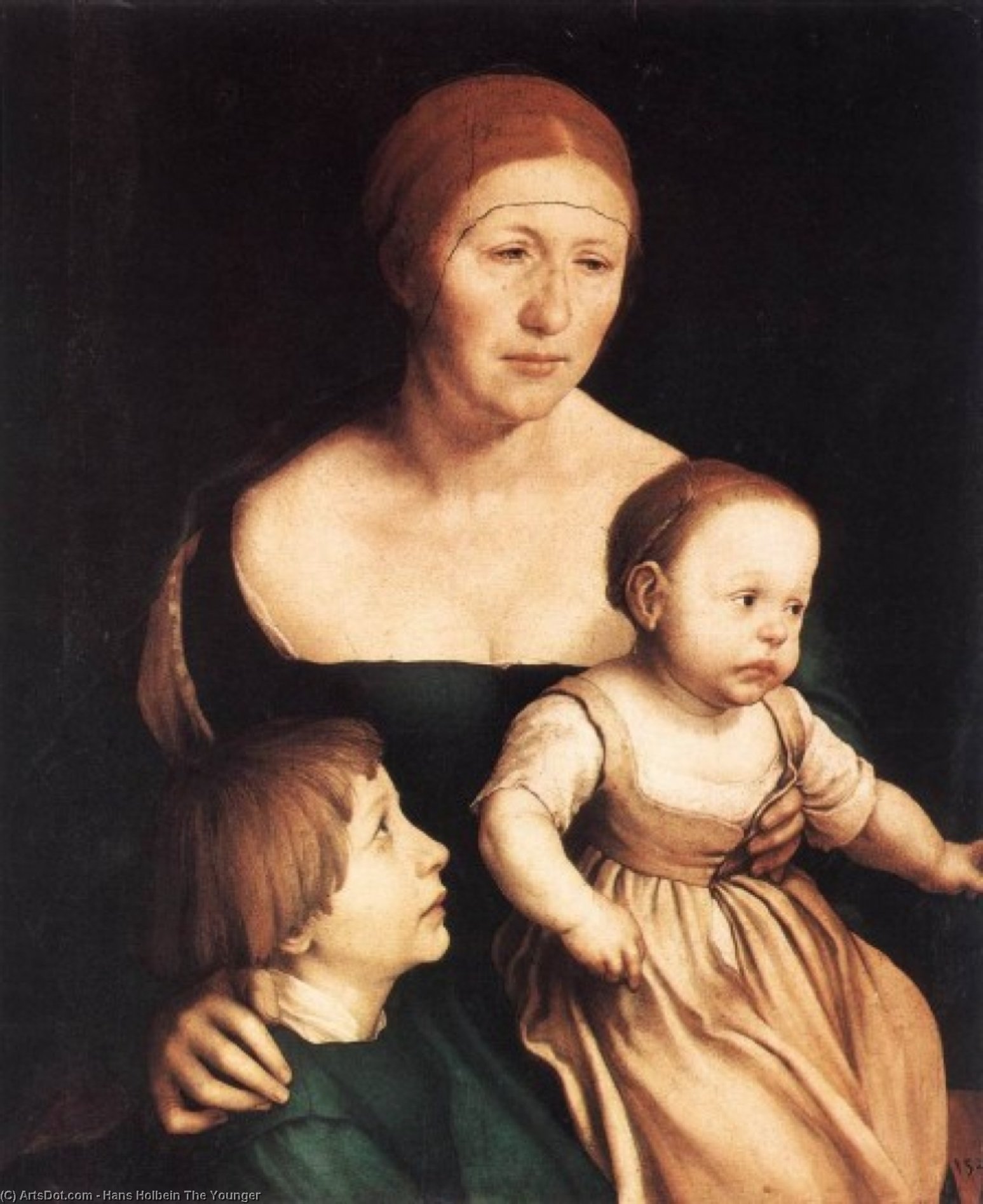 The Artist's Family — Hans Holbein The Younger