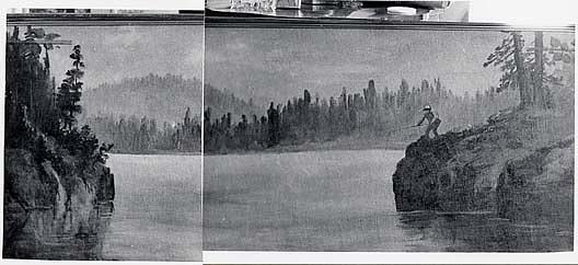 Panorama Of Lake Coeur D'alene, Idaho St. Maries River, (painting) — Von Luerzer