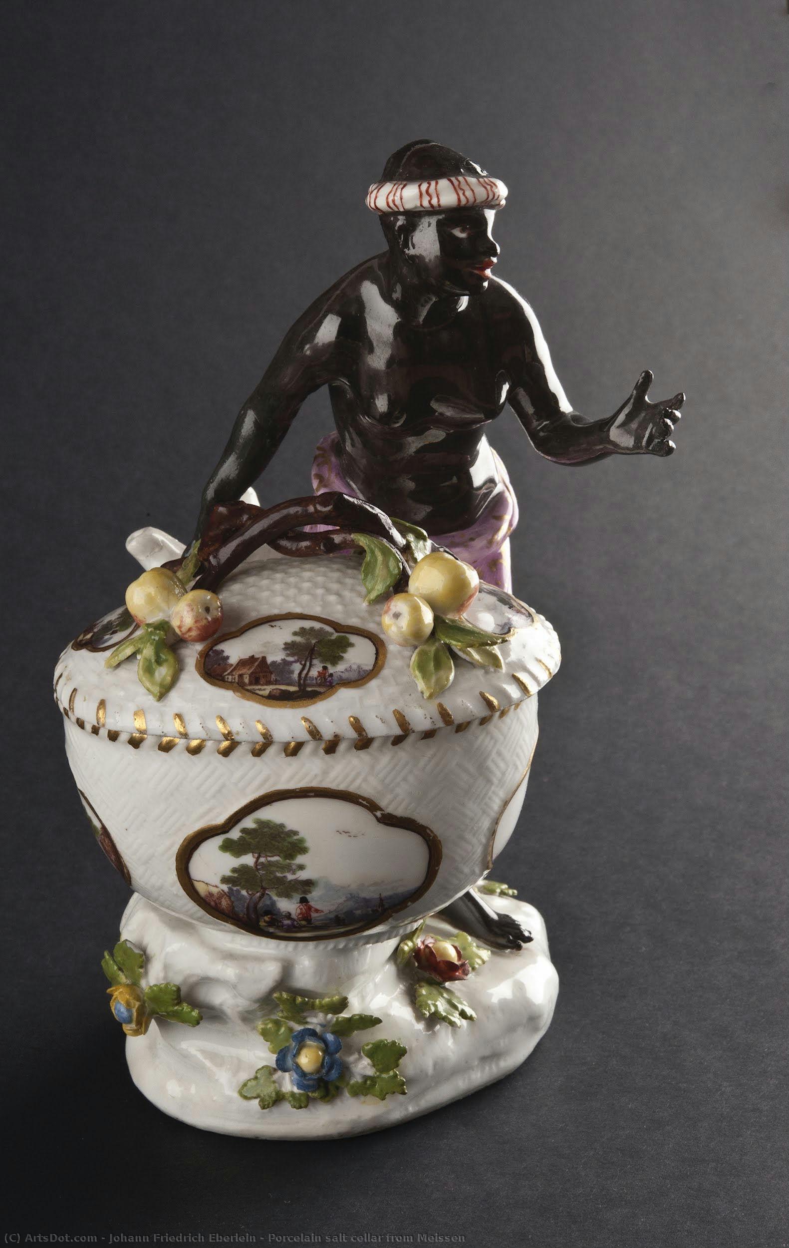 Porcelain Salt Cellar From Meissen — Johann Friedrich Eberlein