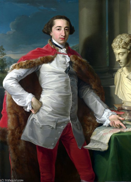 Portrait Of Richard Milles — Pompeo Batoni