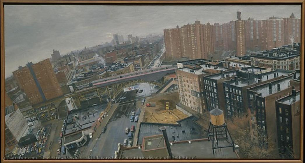 Irt Elevated Station At Broadway And 125th Street — Rackstraw Downes