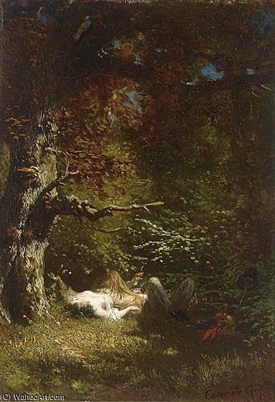 Lovers In The Forest — César De Cock