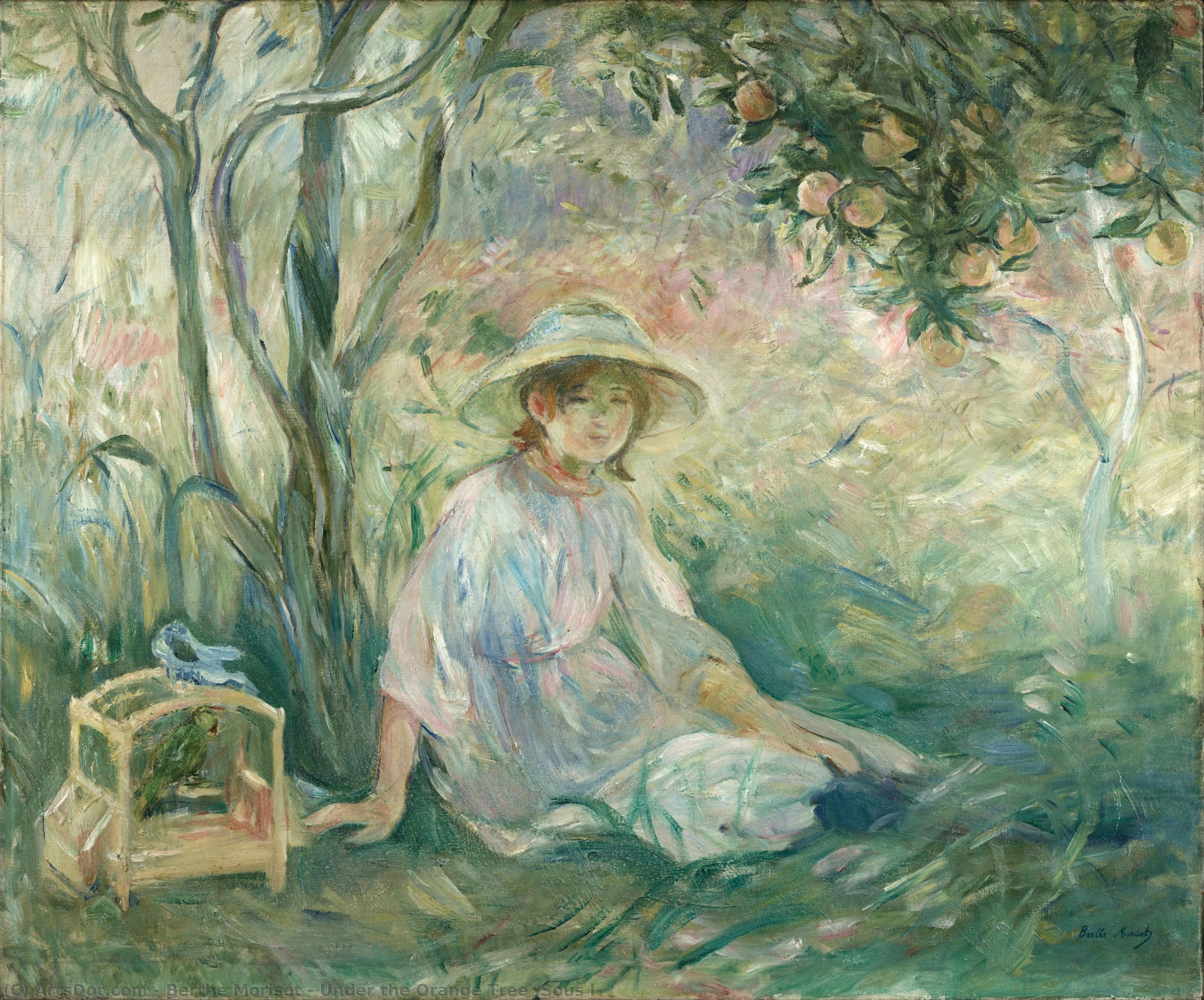 Under The Orange Tree (sous L — Berthe Morisot