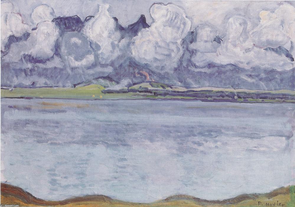 Thun, Stockhornkette, In Clouds — Ferdinand Hodler