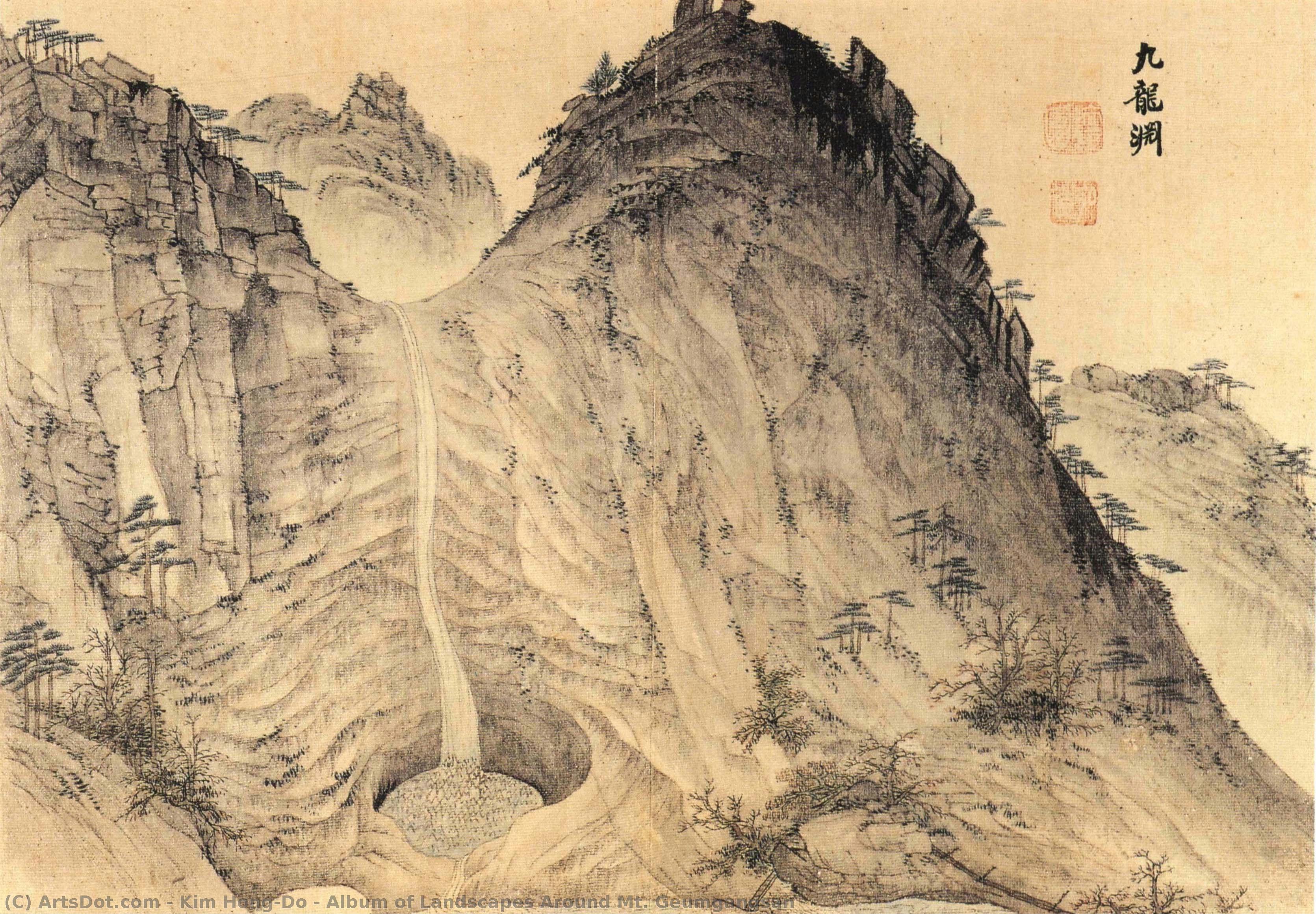Album Of Landscapes Around Mt. Geumgangsan — Kim Hongdo