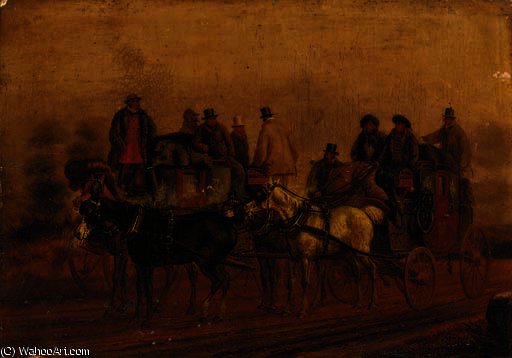Two Coaches On A Road — Charles Cooper Henderson