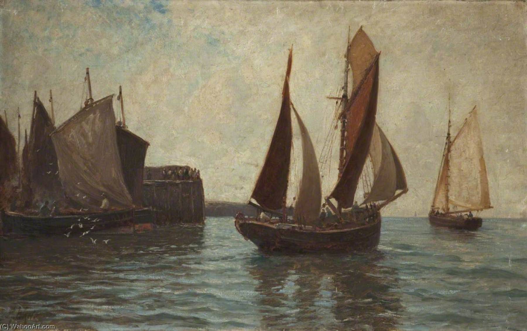 Fishing Boats And Harbour — Richard Wane