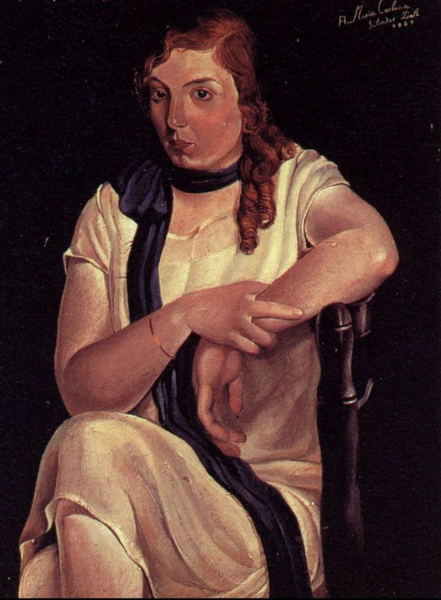 Portrait Of Maria Carbona, 1925 — Salvador Dalí