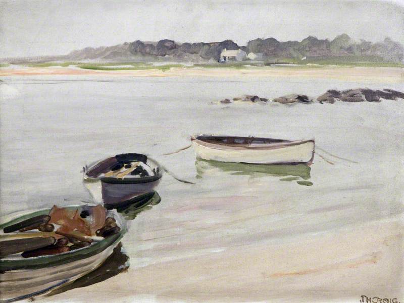 Grey Day, Cushendun — James Humbert Craig
