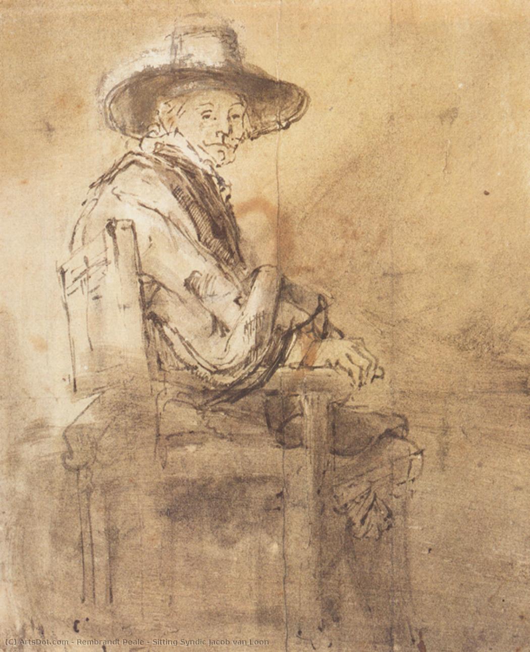 Sitting Syndic Jacob Van Loon — Rembrandt Peale