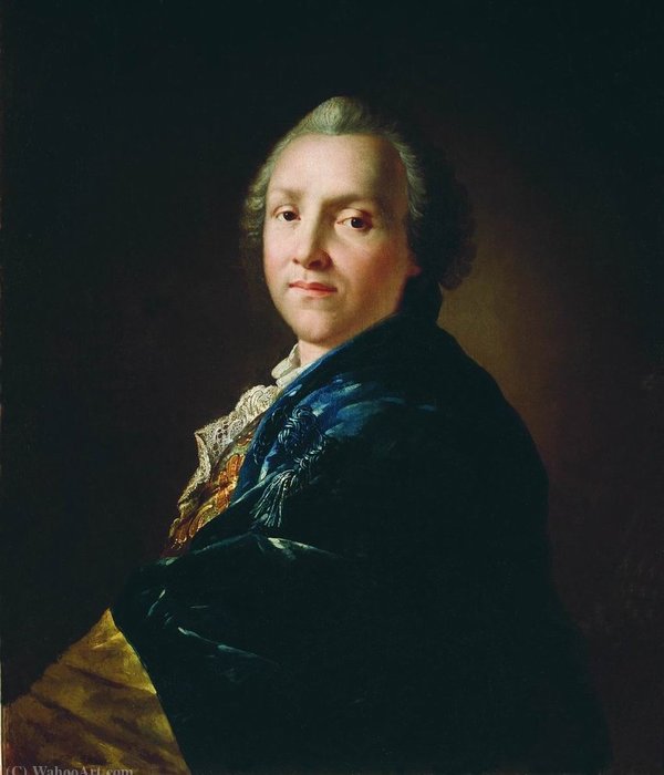 Portrait Of The Poet And Playwright Alexander Petrovich Sumarokov — Anton Pavlovich Losenko