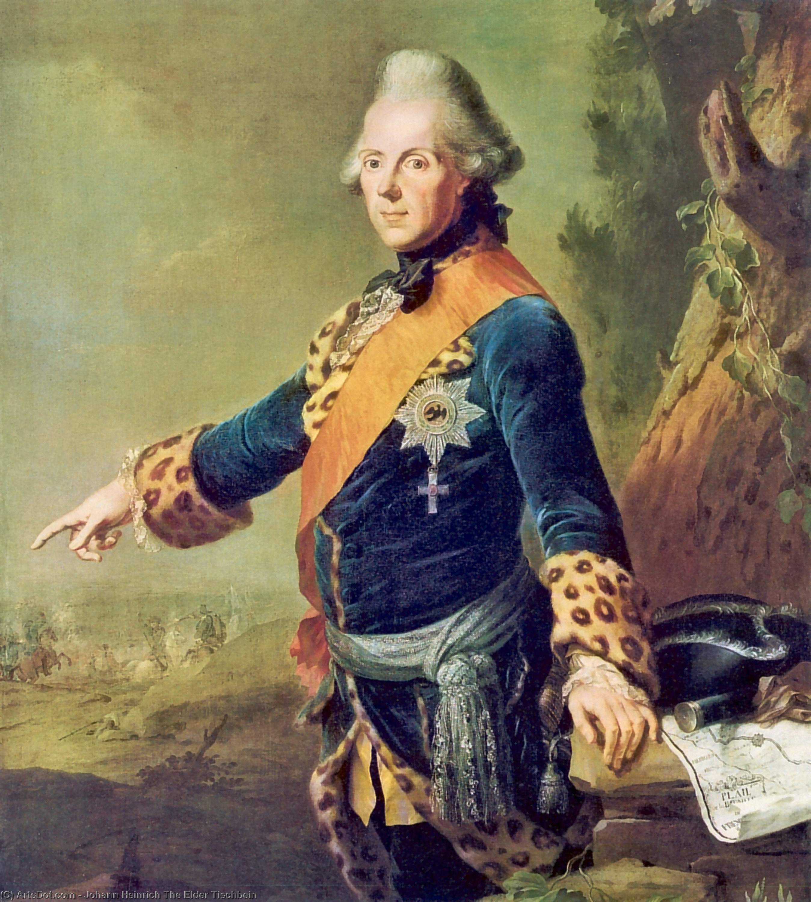 Portrait Of Henry Of Prussia — Johann Heinrich Tischbein Der Ältere