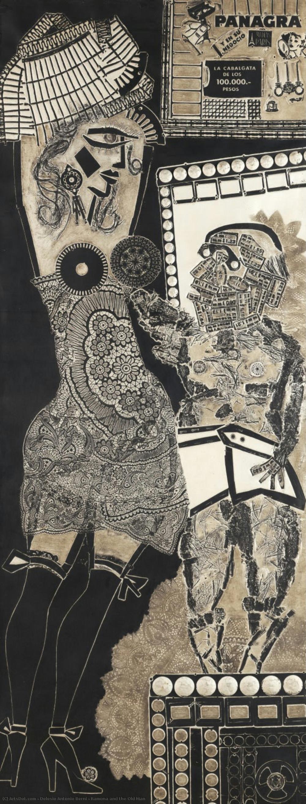 Ramona And The Old Man — Delesio Antonio Berni