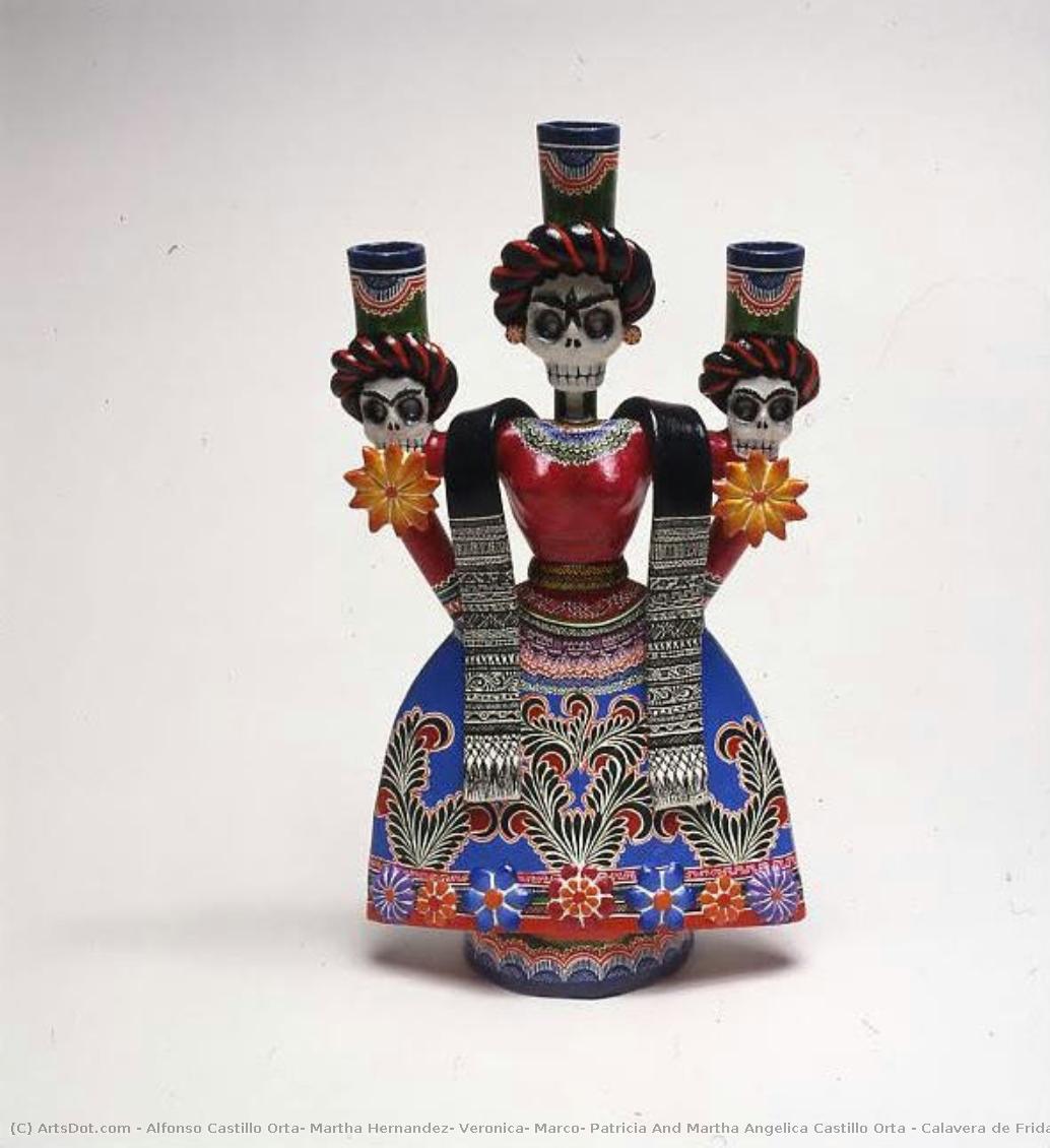 Calavera De Frida Kahlo — Alfonso Castillo Orta, Martha Hernandez, Veronica, Marco, Patricia And Martha Angelica Castillo Orta