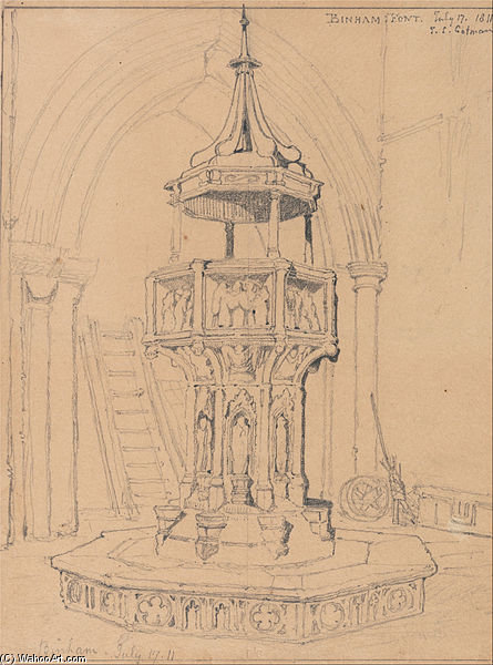 Ruin Of A Norman Church - — John Sell Cotman