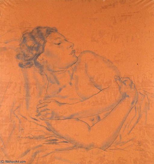 Femme Allongée — Leonard Fudžita