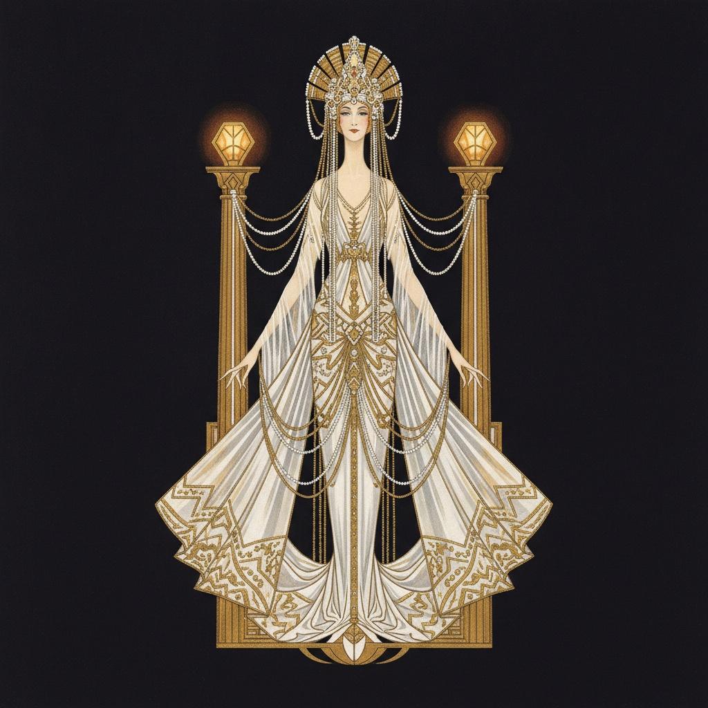 Gilded Icon In Gold And Blacked Radiance — Valentin Laurent De Courcey