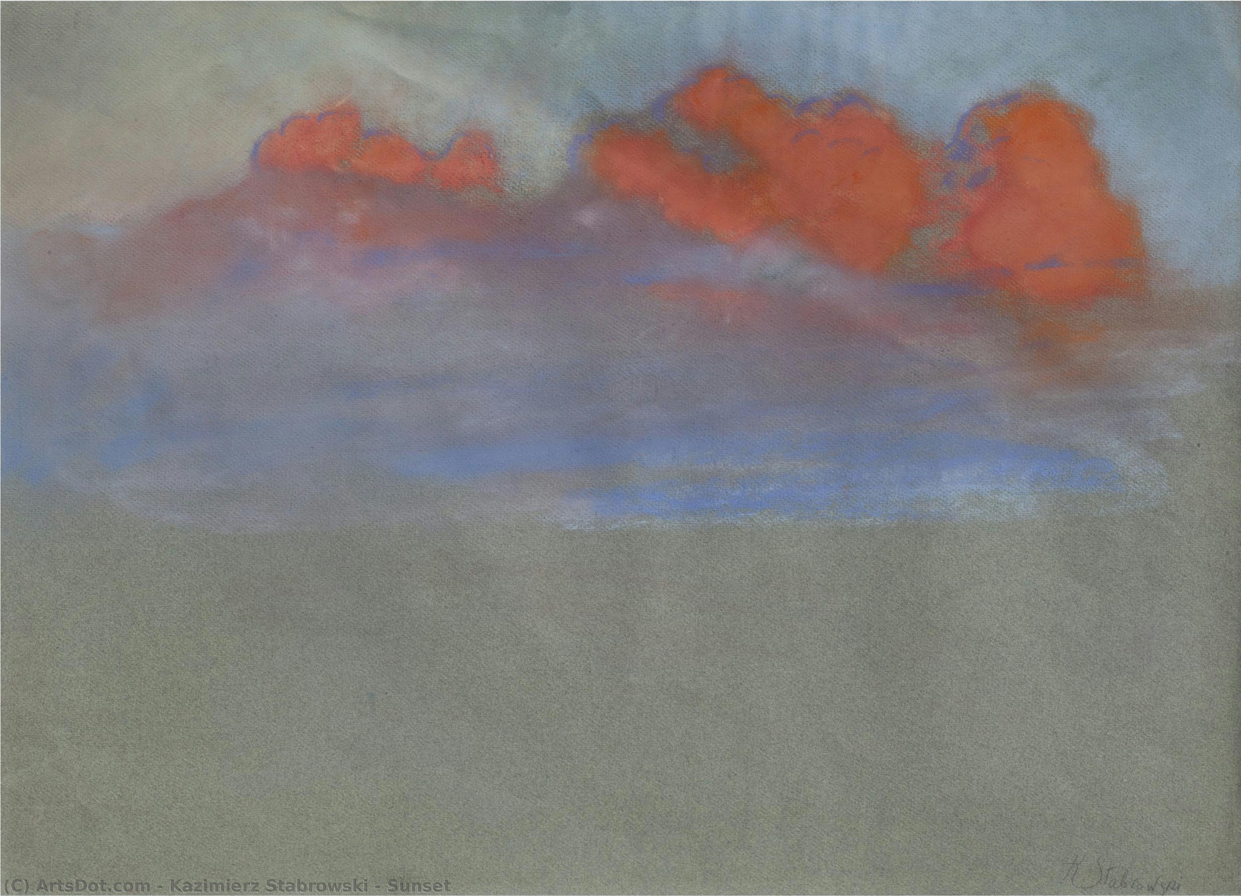 Sunset — Kazimierz Stabrowski