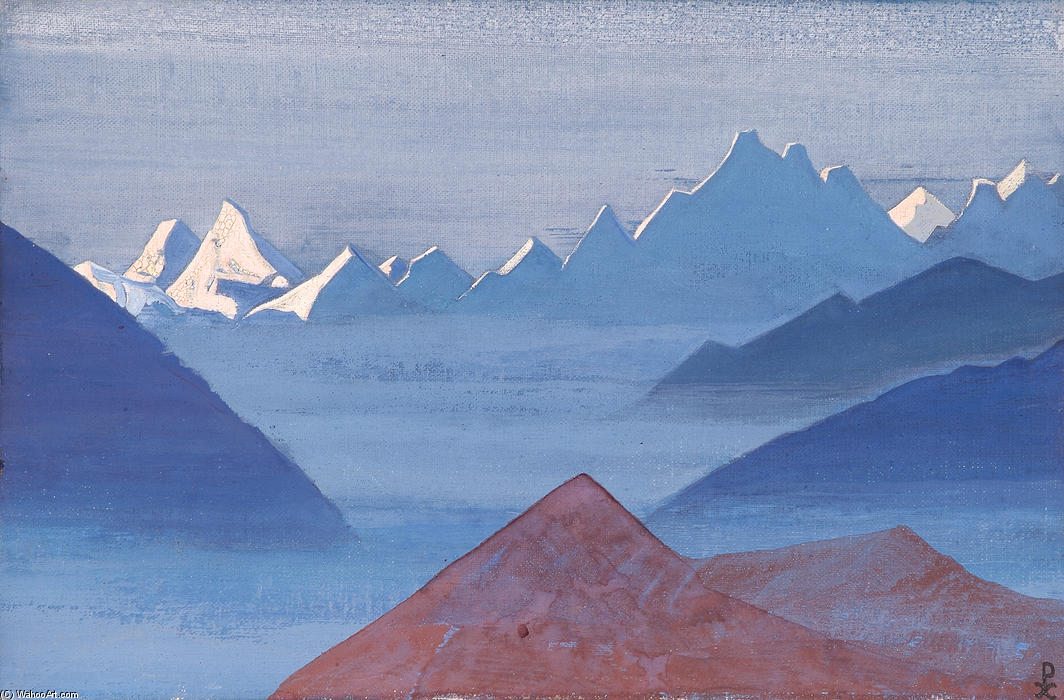 Sunset — Nicholas Roerich