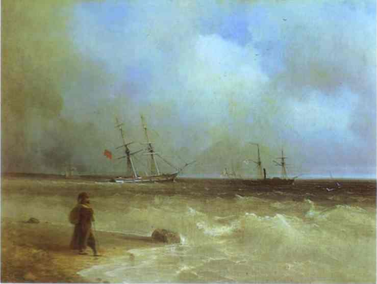 Seashore — Ivan Konstantinovich Aivazovsky