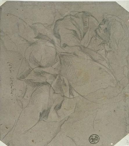 Young Man Sitting, Holding A Vase — Pietro Da Cortona
