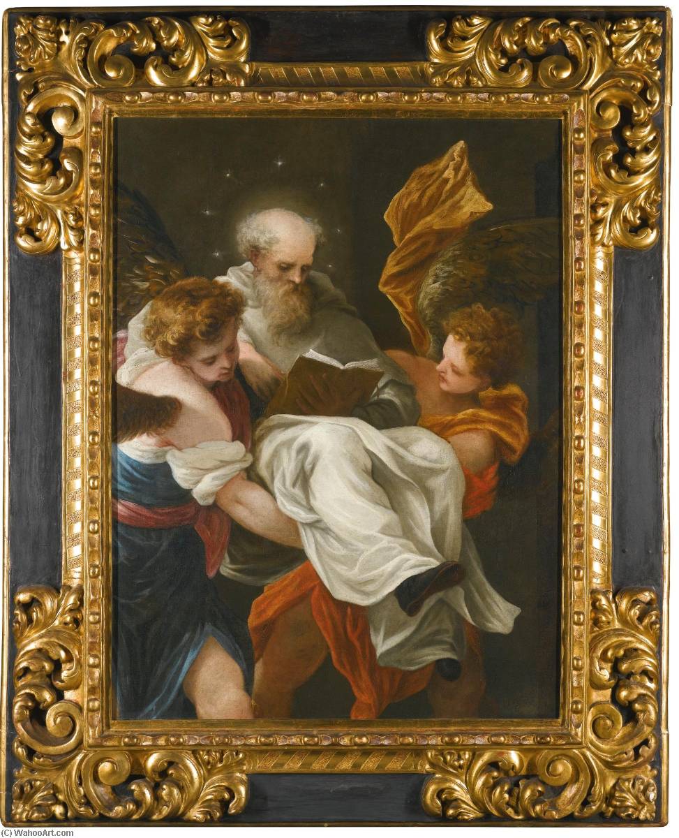 Saint Peter Nolasco Carried To The Altar By Angels — Juan Antonio Frias Y Escalante